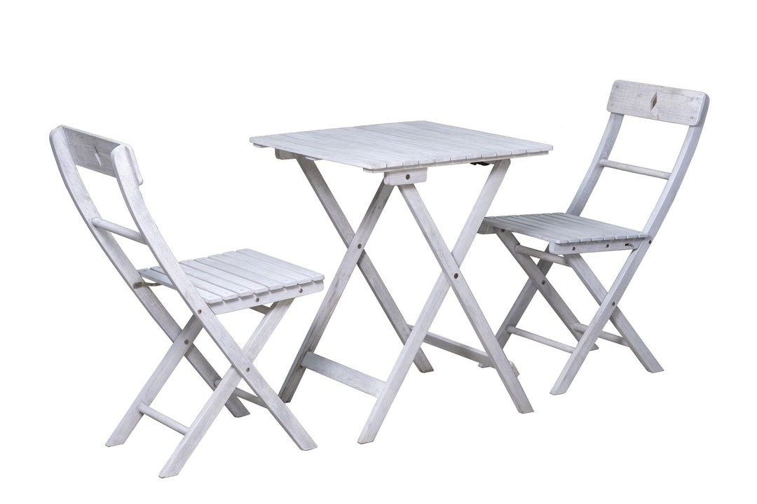 Sitzgruppe für Garten oder Balkon - 2 Stühle, 1 Tisch