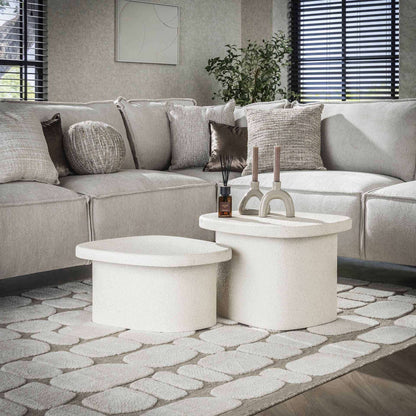 Couchtisch Set/2 stone organic