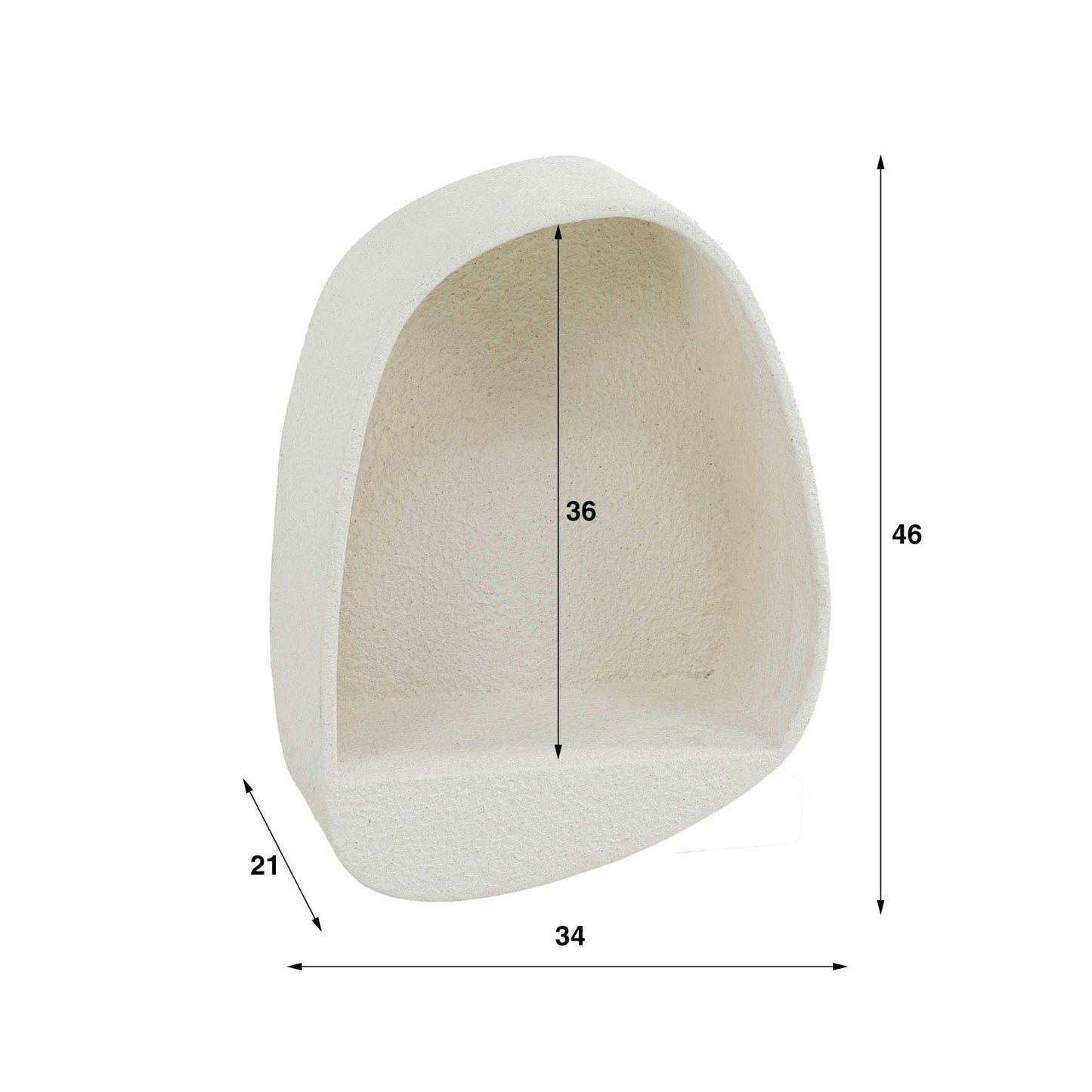 Wandregal stone Tröpfchen