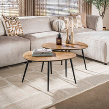 Couchtisch Ray Bio-Set aus 2 / Ray Antikgold