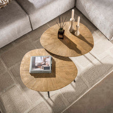 Couchtisch Ray Bio-Set aus 2 / Ray Antikgold
