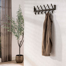 Kleiderständer Tubo 2x6 Haken / Drift braun