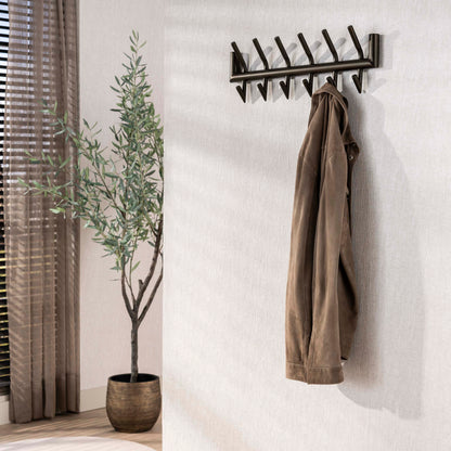 Kleiderständer Tubo 2x6 Haken / Drift braun