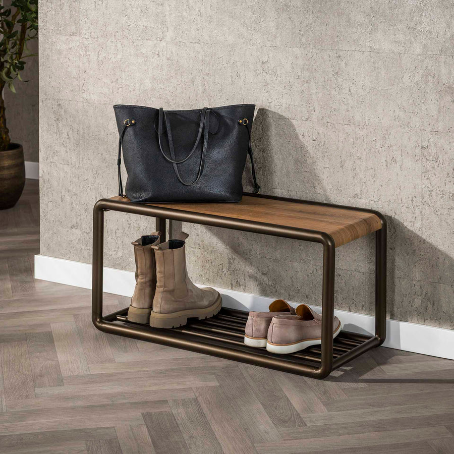 Schuhregal luno / Drift braun