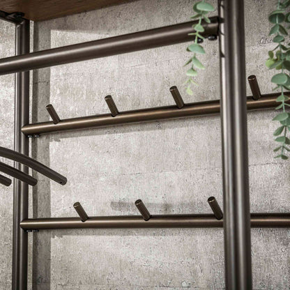 Garderobe Luno 70cm / Drift braun