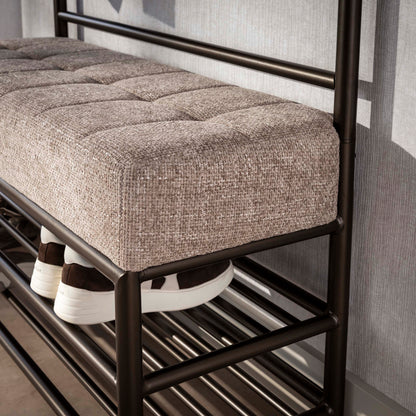 Garderobe Luno 100 cm / Driftbraun