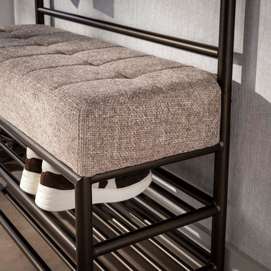 Garderobe Luno 100 cm / Driftbraun