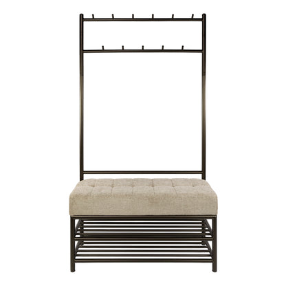 Garderobe Luno 100 cm / Driftbraun