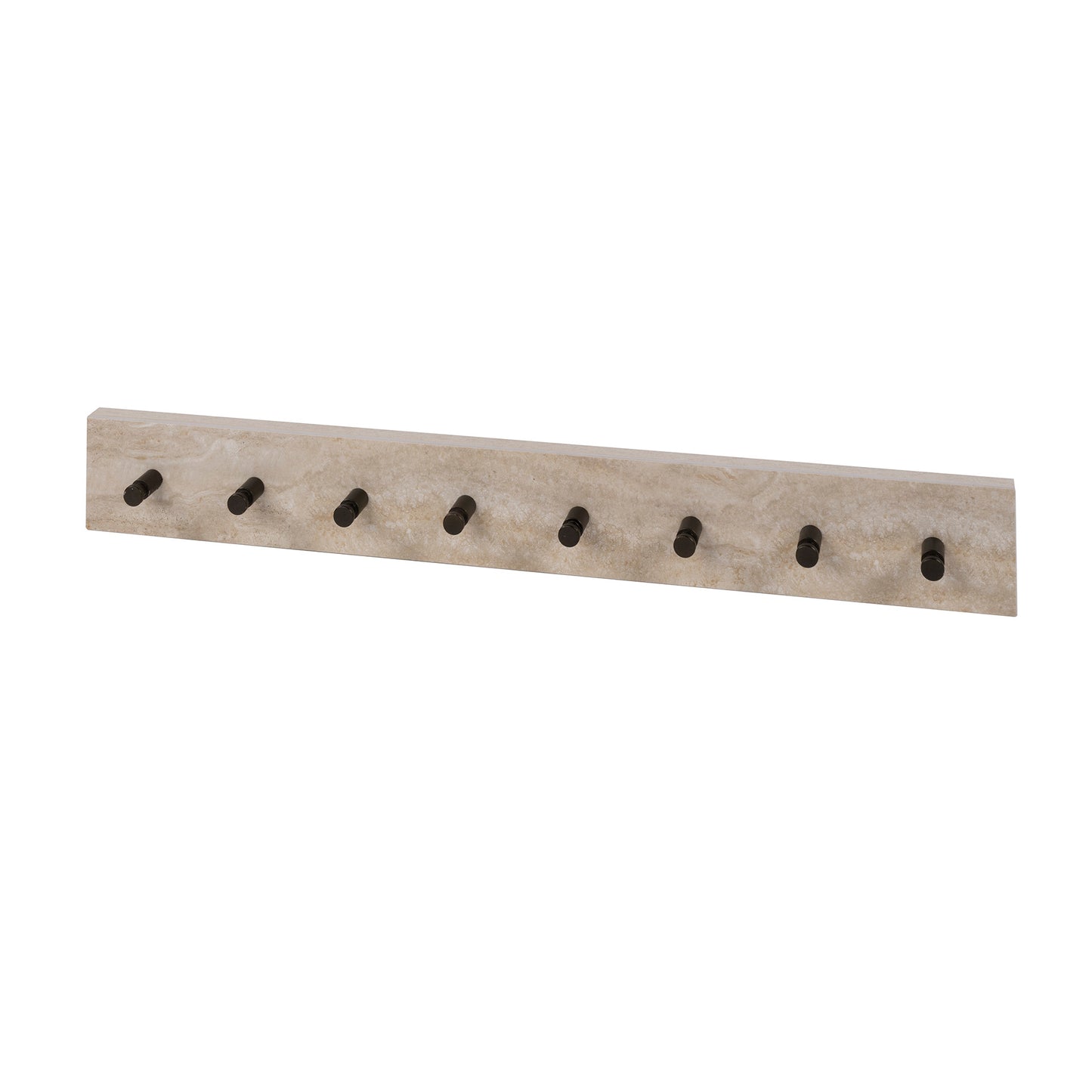 Travino Garderobenständer mit 8 Haken / Keramik-Travertin