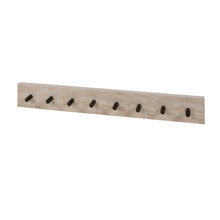 Travino Garderobenständer mit 8 Haken / Keramik-Travertin