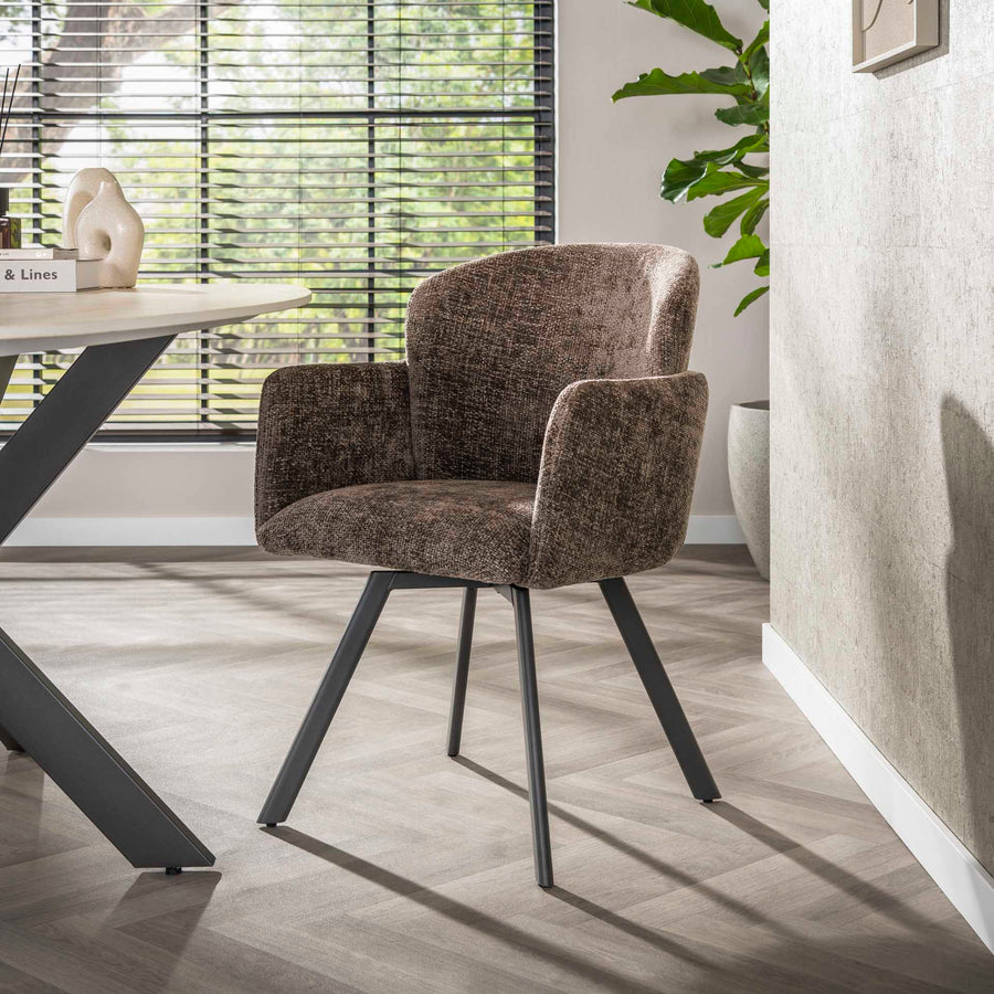 Sessel Embrance drehbar verpackt pro 2 / Hoven taupe