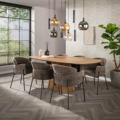 Sessel Curva verpackt pro 2 / Hofen taupe