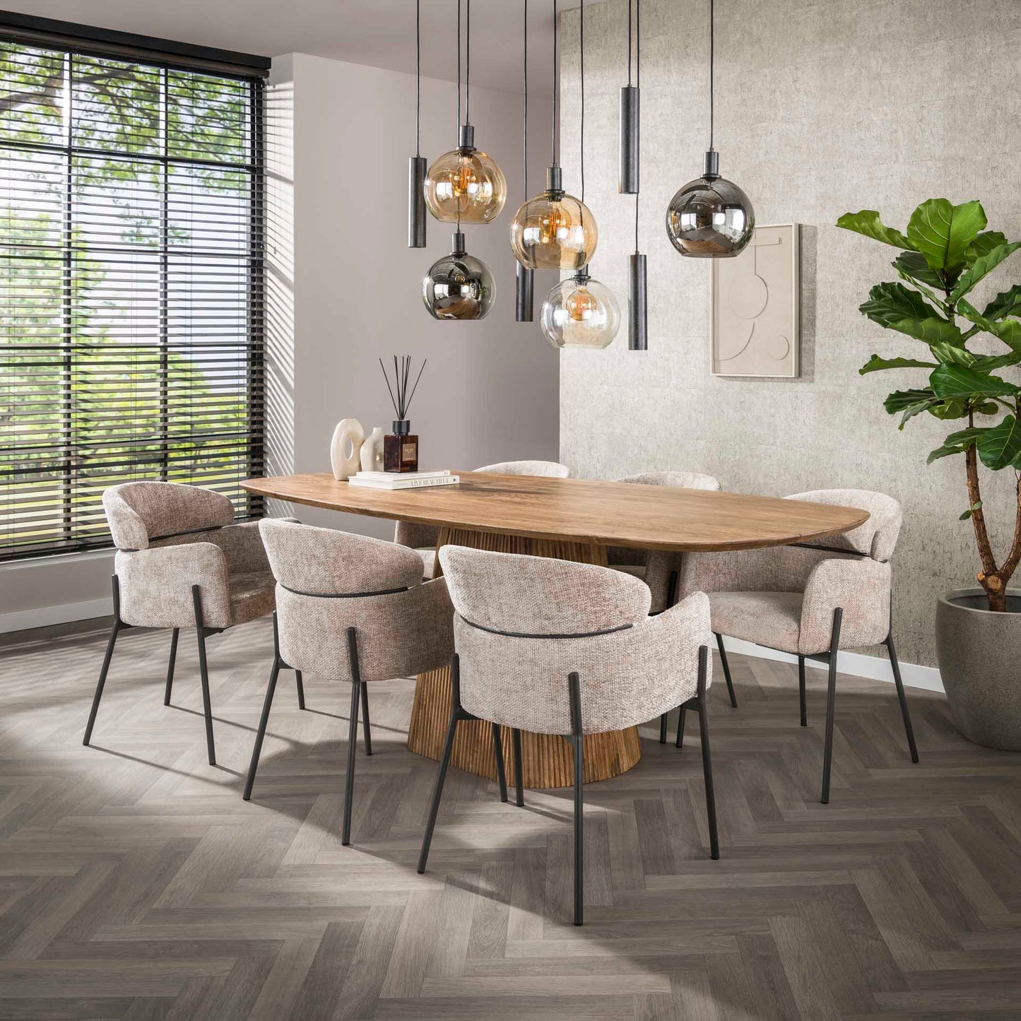 Sessel Curva verpackt pro 2 / Hoven Sand