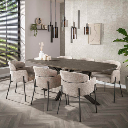 Sessel Curva verpackt pro 2 / Hoven Sand