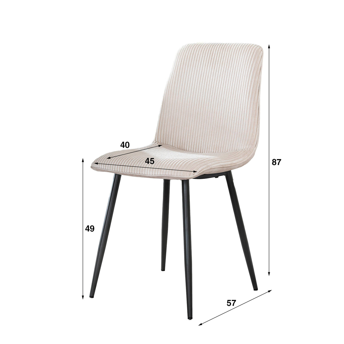 Stuhl Rib – Ansicht 5