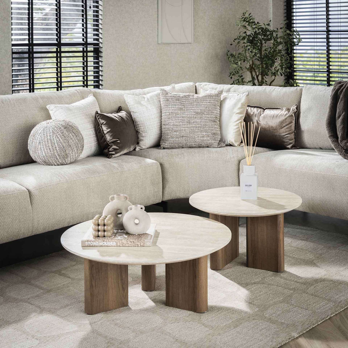 Couchtisch-Set/2 Romano