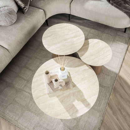 Couchtisch-Set/3 Romano konisches Bein