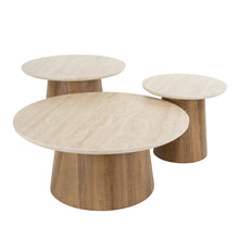 Couchtisch-Set/3 Romano konisches Bein
