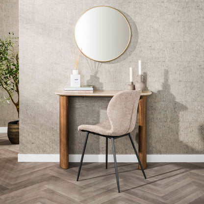 Schminktisch Romano Curvo / Keramiktravertin