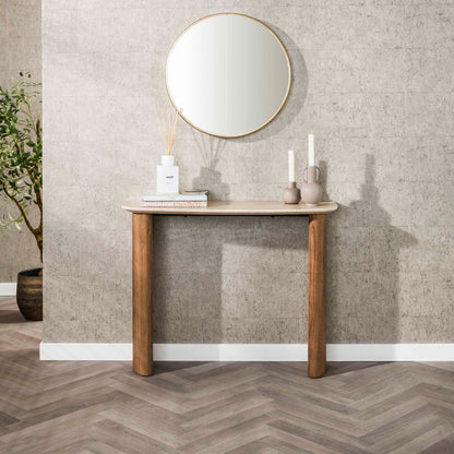 Schminktisch Romano Curvo / Keramiktravertin