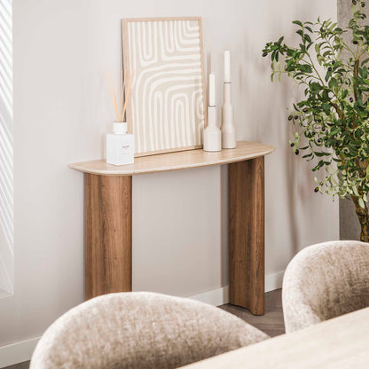 Schminktisch Romano Curvo / Keramiktravertin