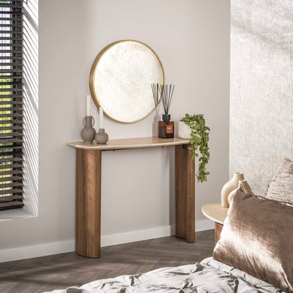 Schminktisch Romano Curvo / Keramiktravertin