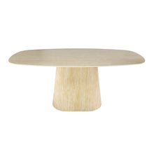 Esstisch Centro deens oval 180cm / Keramik Travertin