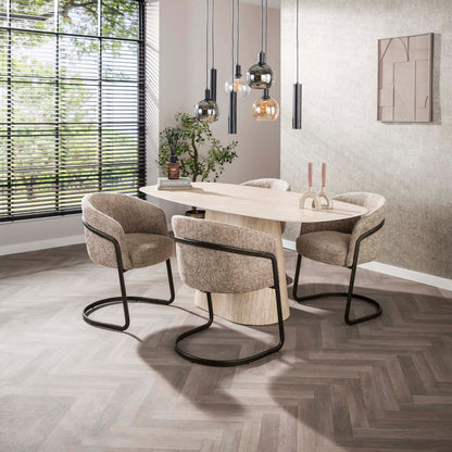 Sway-Sessel, 2er-Packung / Hoven-Sand