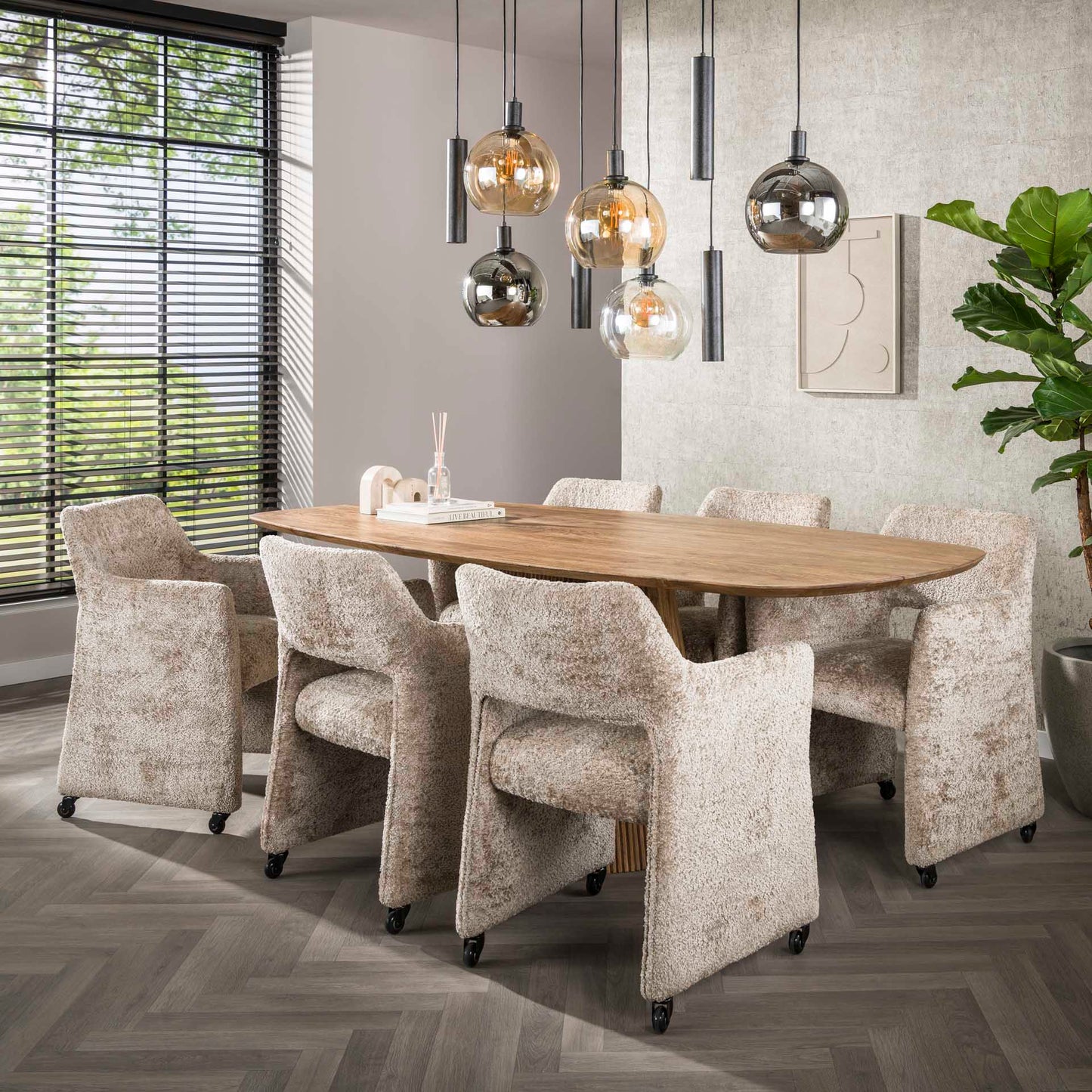 Sessel Forma Elite Räder verpackt pro 2 / Alura Sand