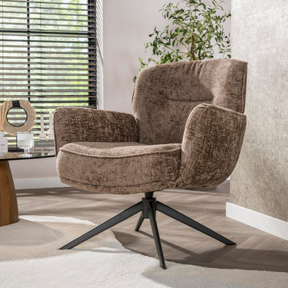 Sessel Forza drehbar / Garten Champagner