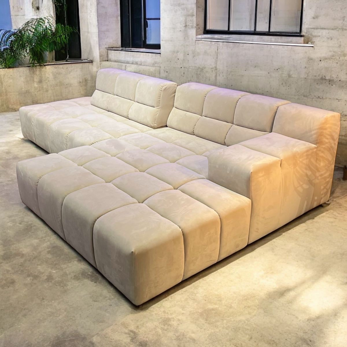 Temple Ecksofa - Samt - 286x169cm