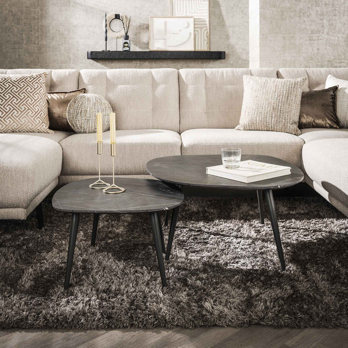 Couchtisch 2er-Set rock organisch von Sofa4You