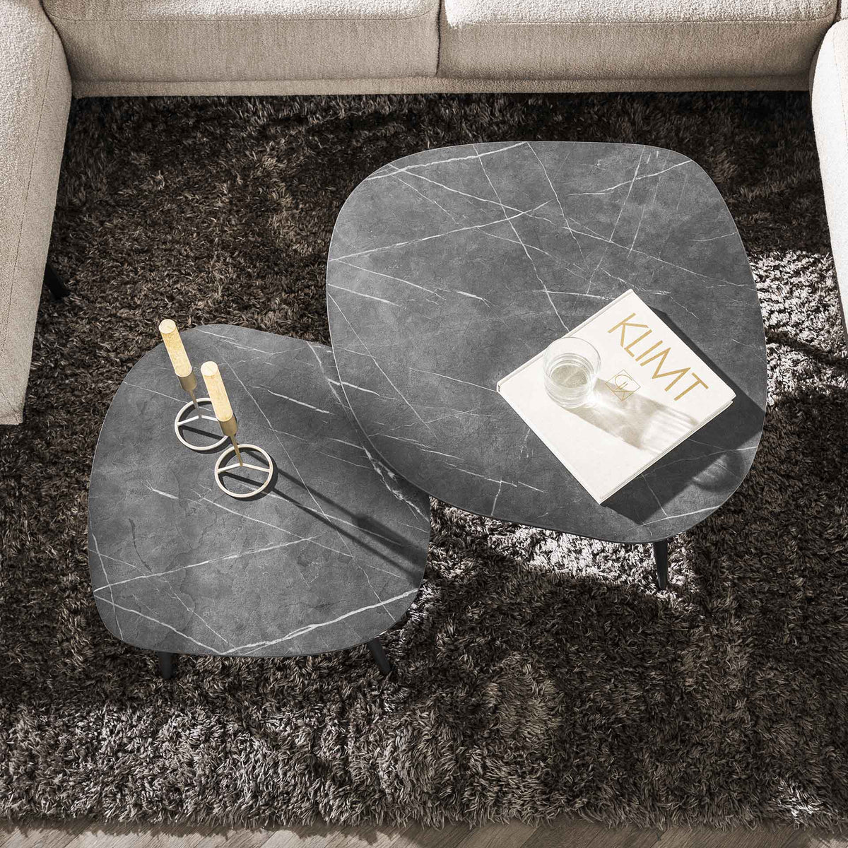 Couchtisch 2er-Set rock organisch – Ansicht 2