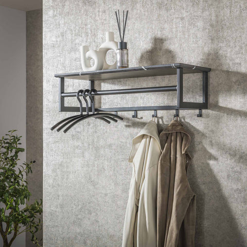 Garderobe Stab 6 Haken