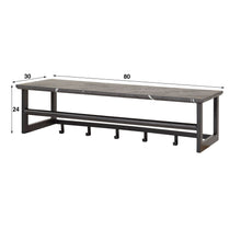 Garderobe Stab 6 Haken