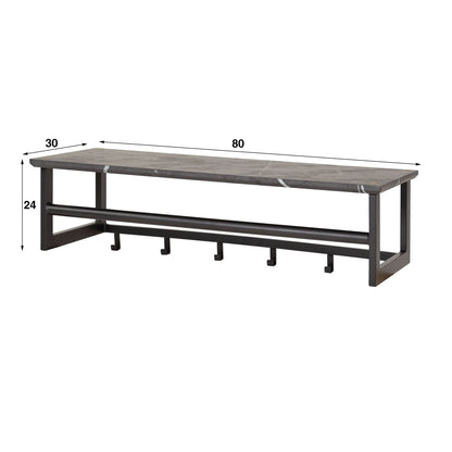 Garderobe Stab 6 Haken