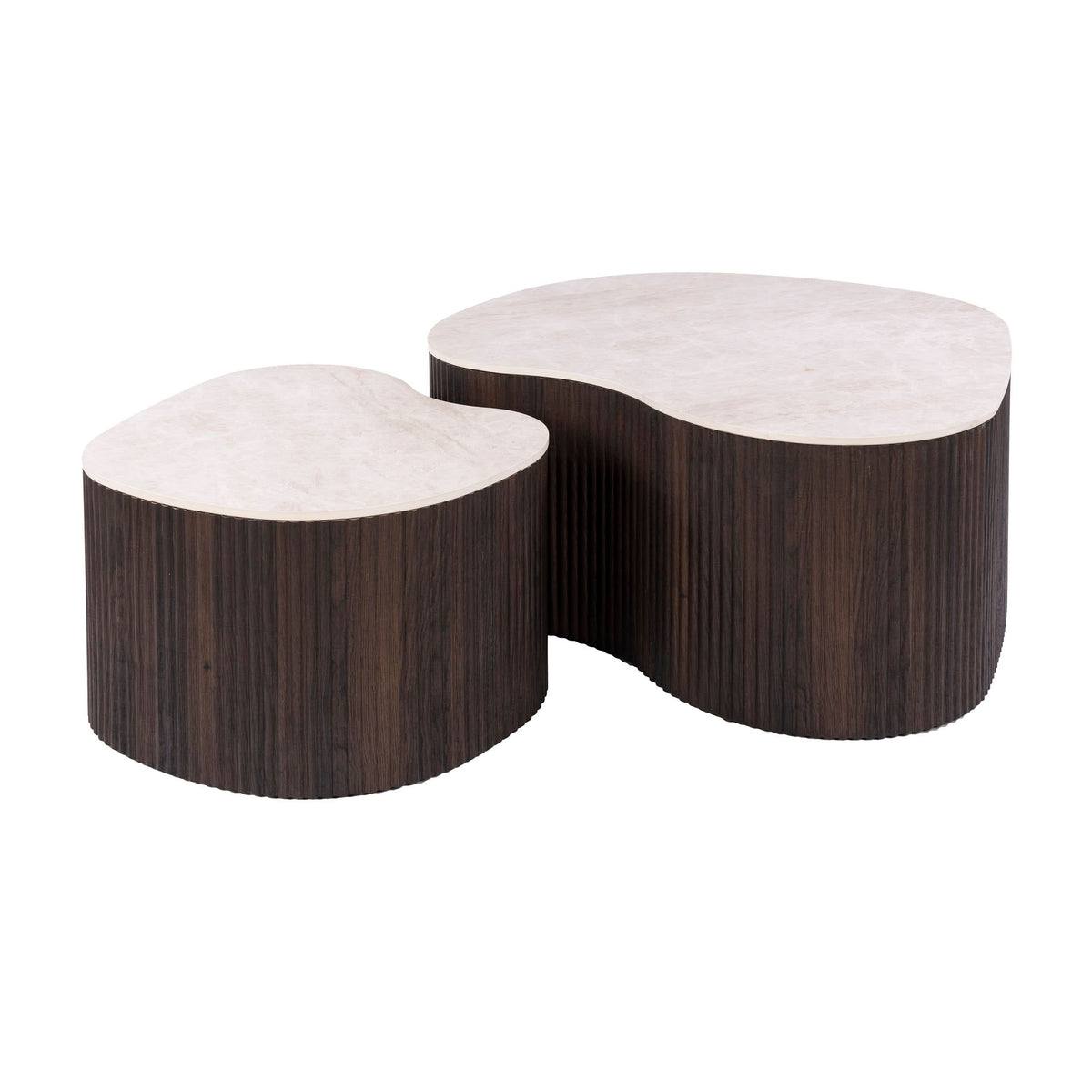 Couchtisch 2er-Set, 90 cm breit – Keramik Taj Mahal – Bild 4