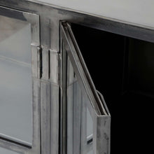 Sideboard Rift metal 4 TÇ¬ren / Gun metal