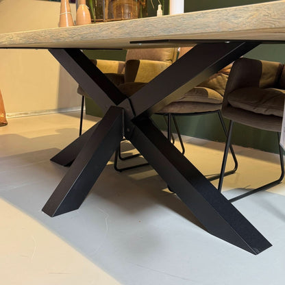 Esstisch Eiche - Old Style 220x100cm - Grey