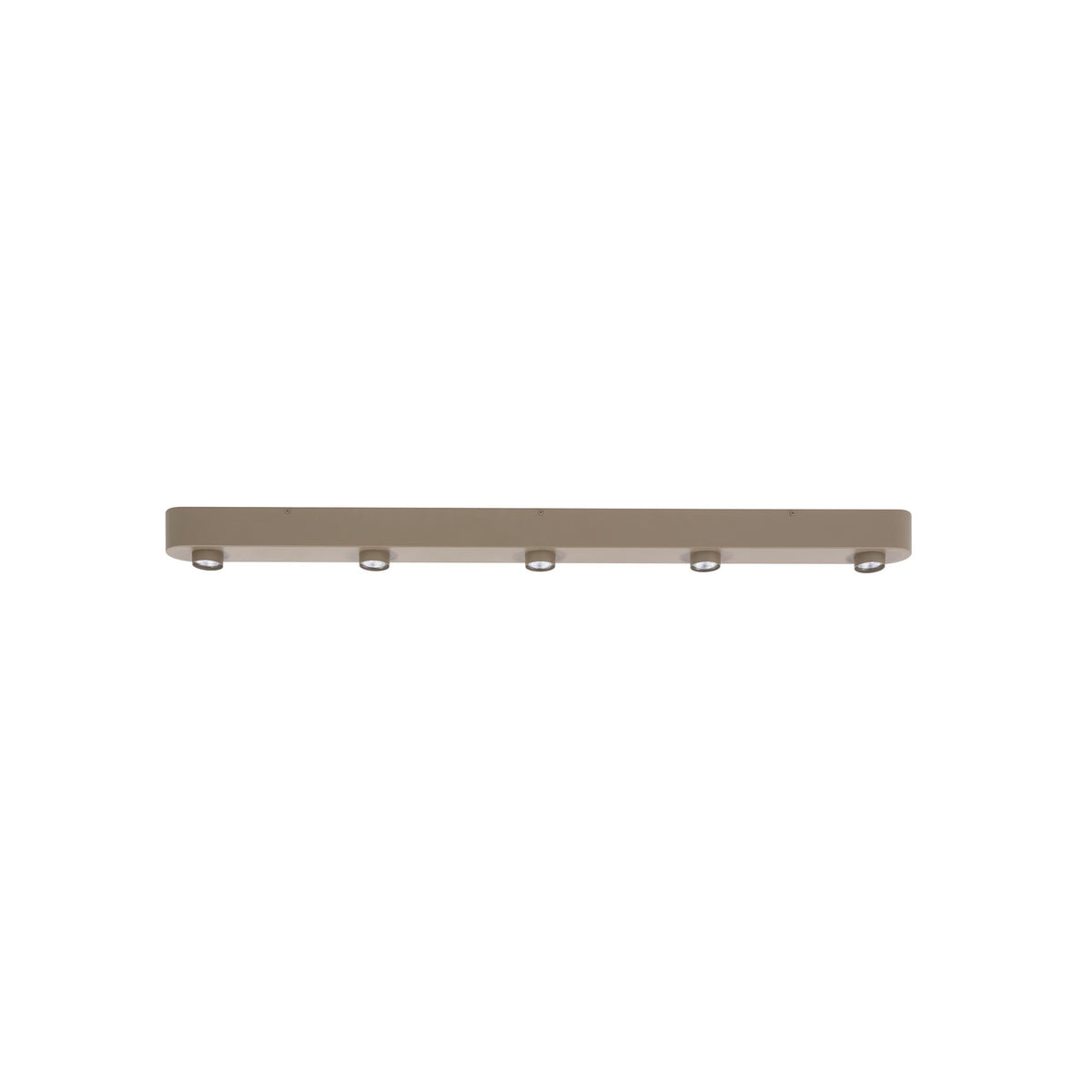 Deckenleuchte 5-flammig, 135 cm breit – Beige – Bild 2