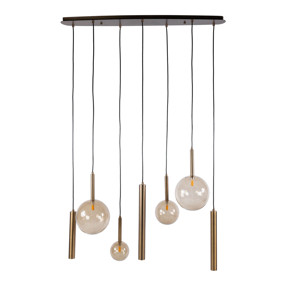 Hängelampe 7-flammig – Bronze – Bild 6