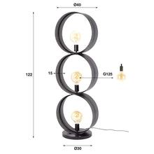 Stehlampe 3L ring perforiert
