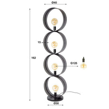 Stehlampe 4L ring perforiert