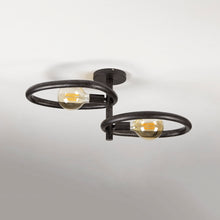 Deckenleuchte Pebble 2 light / Artic black
