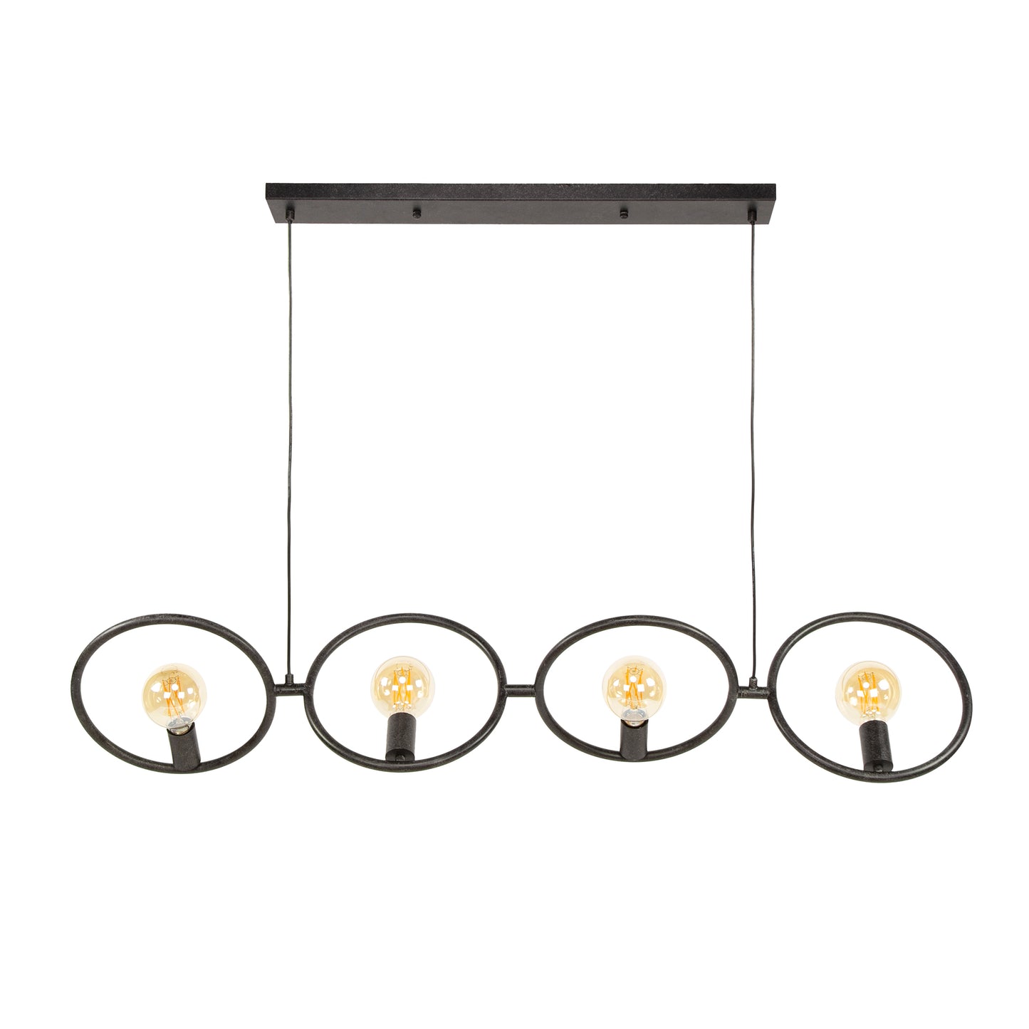 Hängeleuchte Loop 4-light / Artic black