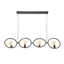 Hängeleuchte Loop 4-light / Artic black