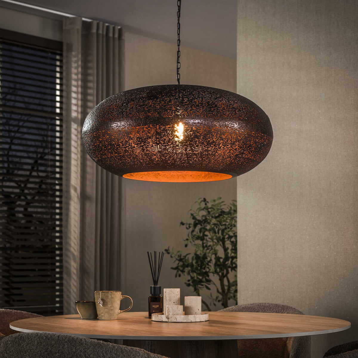 Hängelampe 1-flammig Ø 68 cm – Antikkupfer