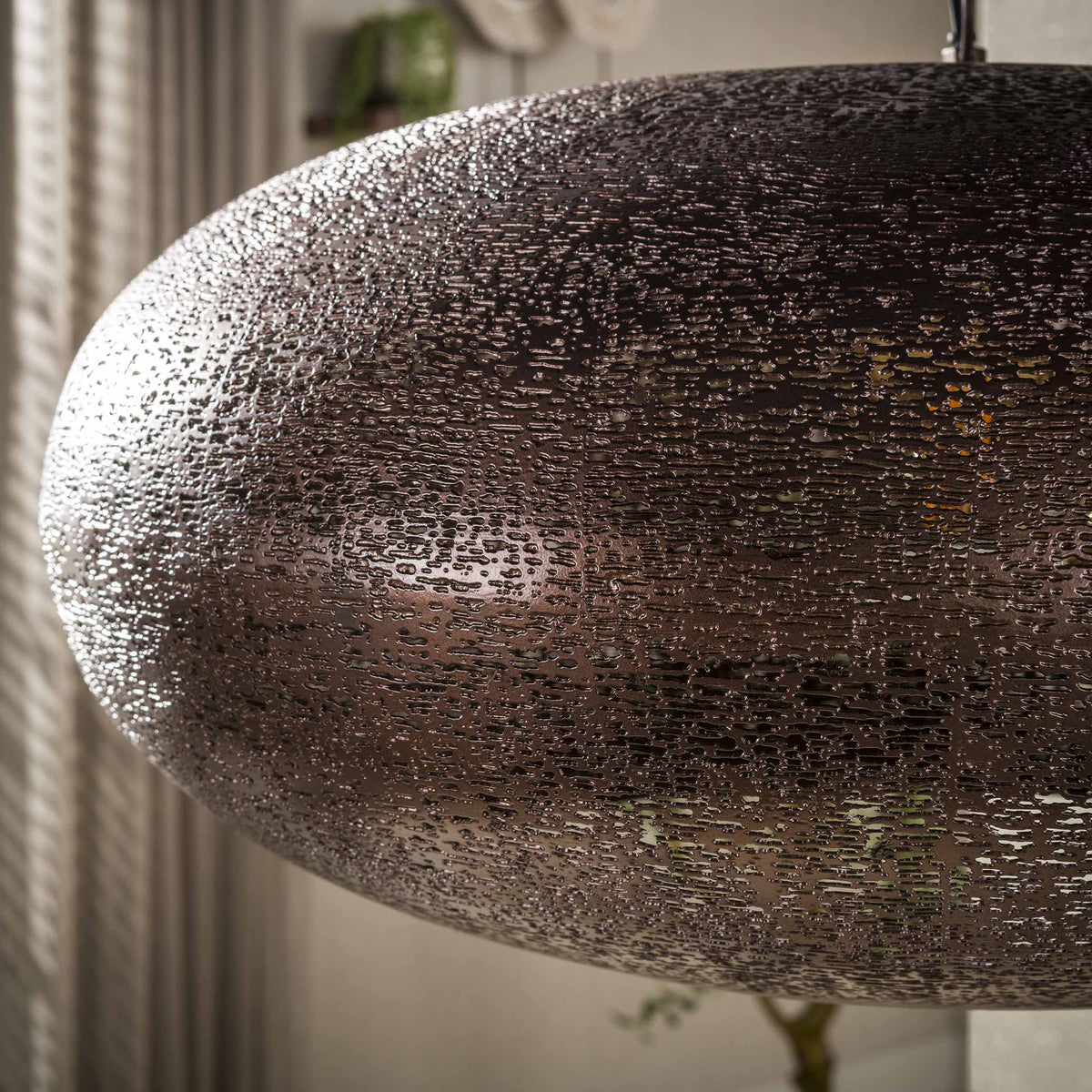 Hängelampe 1-flammig Ø 68 cm – Antikkupfer – Bild 4