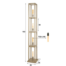 Stehleuchte Quadra 4-light / Beige