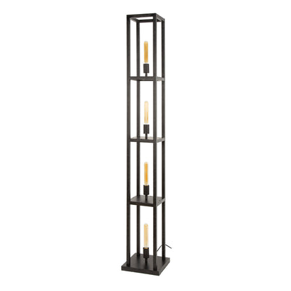 Stehleuchte Quadra 4-light / Artic schwarz